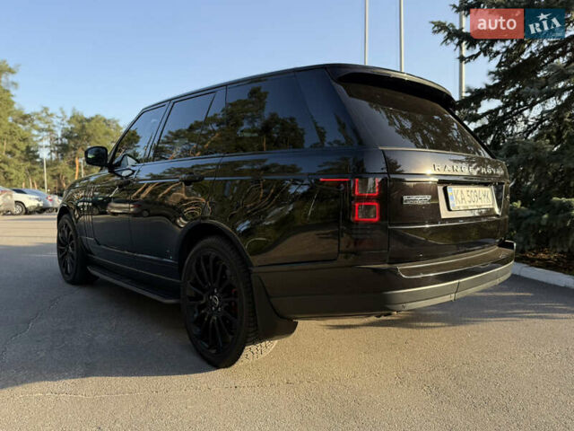 Черный Ленд Ровер Рендж Ровер, объемом двигателя 4.37 л и пробегом 199 тыс. км за 37500 $, фото 2 на Automoto.ua