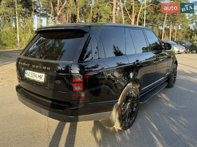 Черный Ленд Ровер Рендж Ровер, объемом двигателя 4.37 л и пробегом 199 тыс. км за 37500 $, фото 3 на Automoto.ua