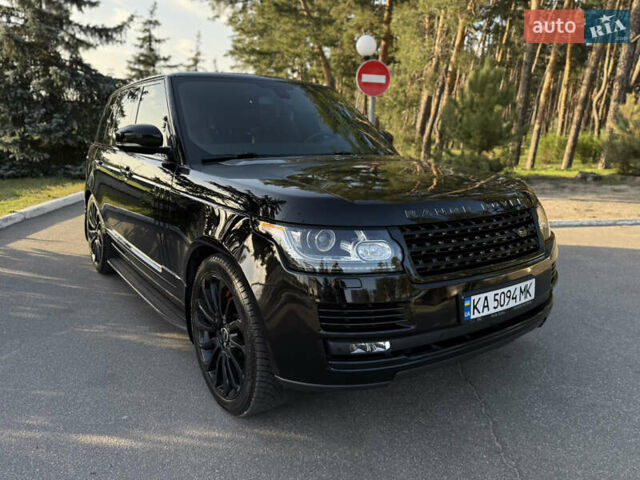 Черный Ленд Ровер Рендж Ровер, объемом двигателя 4.37 л и пробегом 199 тыс. км за 37500 $, фото 7 на Automoto.ua
