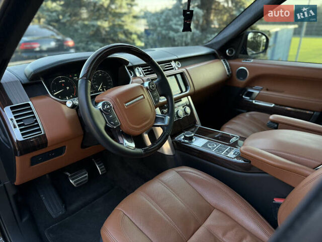 Черный Ленд Ровер Рендж Ровер, объемом двигателя 4.37 л и пробегом 199 тыс. км за 37500 $, фото 13 на Automoto.ua