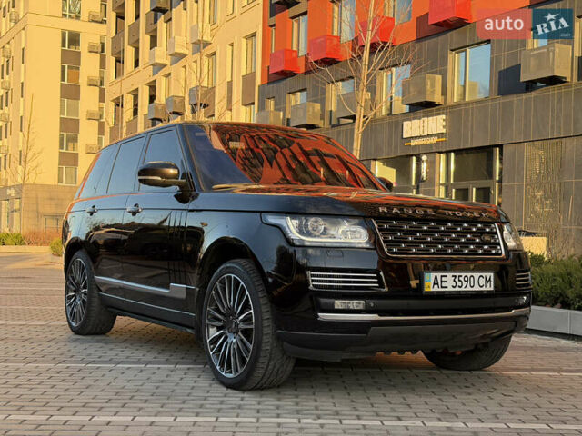Черный Ленд Ровер Рендж Ровер, объемом двигателя 4.37 л и пробегом 112 тыс. км за 54900 $, фото 5 на Automoto.ua