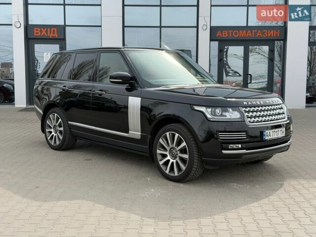 Черный Ленд Ровер Рендж Ровер, объемом двигателя 4.37 л и пробегом 112 тыс. км за 49999 $, фото 1 на Automoto.ua