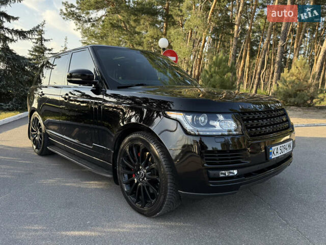 Черный Ленд Ровер Рендж Ровер, объемом двигателя 4.37 л и пробегом 199 тыс. км за 37500 $, фото 4 на Automoto.ua