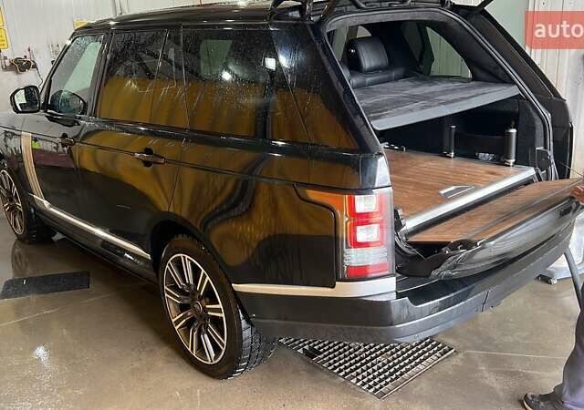 Черный Ленд Ровер Рендж Ровер, объемом двигателя 2.99 л и пробегом 166 тыс. км за 37000 $, фото 4 на Automoto.ua