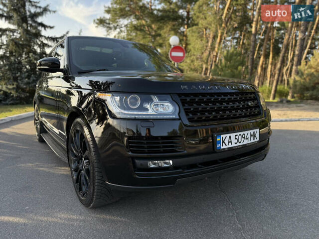 Черный Ленд Ровер Рендж Ровер, объемом двигателя 4.37 л и пробегом 199 тыс. км за 37500 $, фото 5 на Automoto.ua
