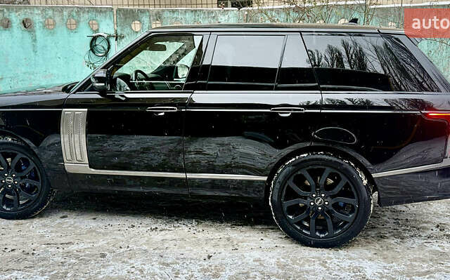 Черный Ленд Ровер Рендж Ровер, объемом двигателя 4.37 л и пробегом 220 тыс. км за 47000 $, фото 12 на Automoto.ua