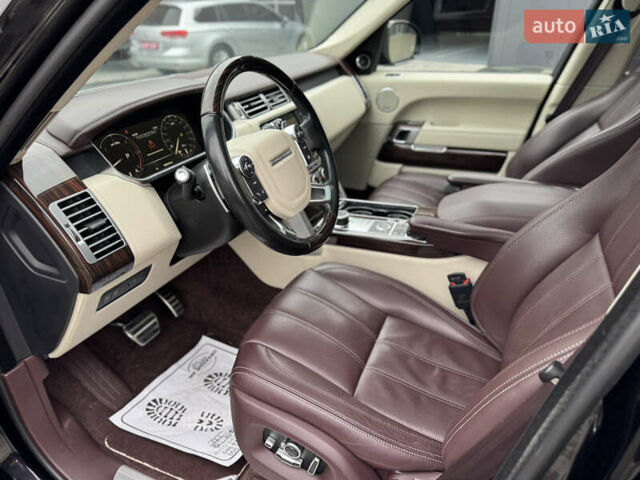 Черный Ленд Ровер Рендж Ровер, объемом двигателя 4.37 л и пробегом 188 тыс. км за 43000 $, фото 54 на Automoto.ua