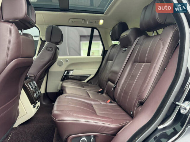 Черный Ленд Ровер Рендж Ровер, объемом двигателя 4.37 л и пробегом 188 тыс. км за 43000 $, фото 58 на Automoto.ua