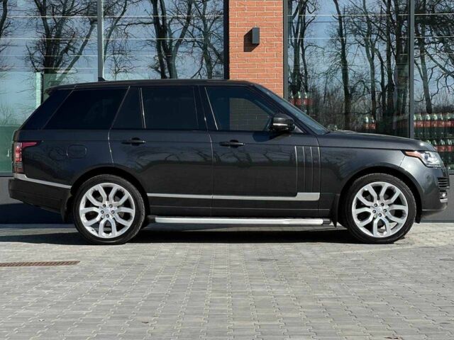 Черный Ленд Ровер Рендж Ровер, объемом двигателя 3 л и пробегом 145 тыс. км за 35500 $, фото 4 на Automoto.ua