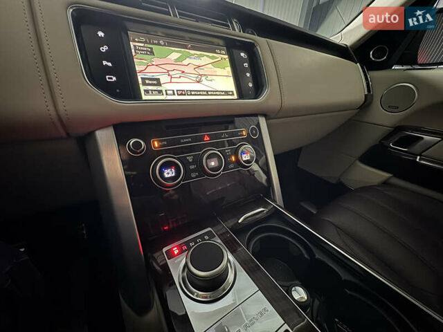 Черный Ленд Ровер Рендж Ровер, объемом двигателя 4.37 л и пробегом 188 тыс. км за 43000 $, фото 95 на Automoto.ua