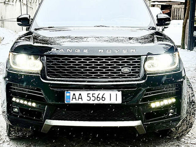 Черный Ленд Ровер Рендж Ровер, объемом двигателя 4.37 л и пробегом 220 тыс. км за 47000 $, фото 7 на Automoto.ua