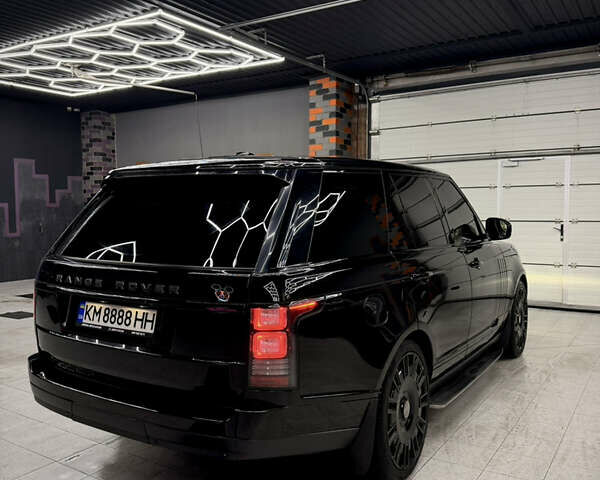 Черный Ленд Ровер Рендж Ровер, объемом двигателя 4.37 л и пробегом 198 тыс. км за 38999 $, фото 4 на Automoto.ua