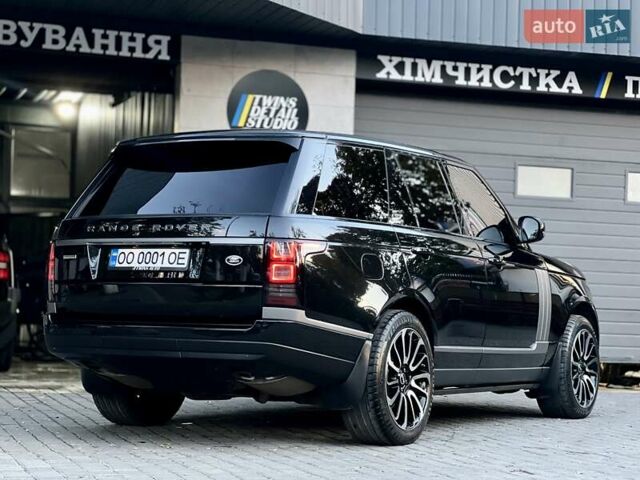 Чорний Ленд Ровер Рендж Ровер, об'ємом двигуна 4.37 л та пробігом 186 тис. км за 38500 $, фото 7 на Automoto.ua