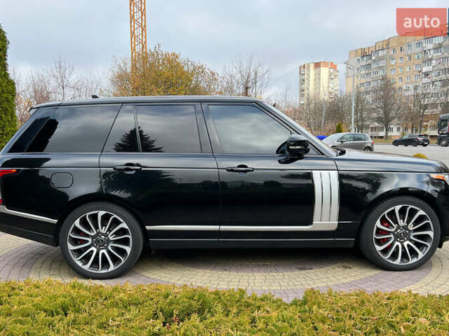 Черный Ленд Ровер Рендж Ровер, объемом двигателя 5 л и пробегом 167 тыс. км за 30650 $, фото 7 на Automoto.ua