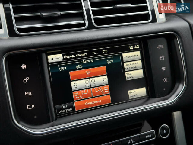 Черный Ленд Ровер Рендж Ровер, объемом двигателя 2.99 л и пробегом 240 тыс. км за 31800 $, фото 86 на Automoto.ua