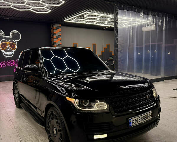 Черный Ленд Ровер Рендж Ровер, объемом двигателя 4.37 л и пробегом 198 тыс. км за 38999 $, фото 9 на Automoto.ua
