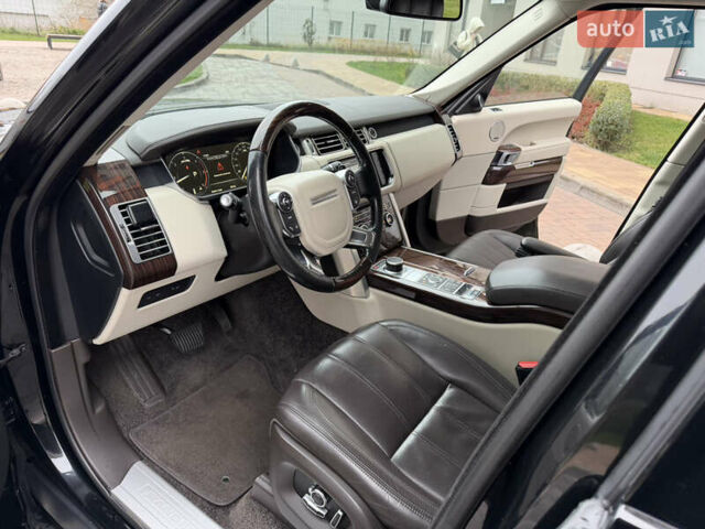 Чорний Ленд Ровер Рендж Ровер, об'ємом двигуна 3 л та пробігом 156 тис. км за 38900 $, фото 11 на Automoto.ua
