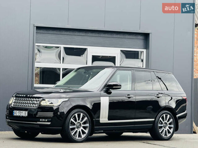 Черный Ленд Ровер Рендж Ровер, объемом двигателя 4.37 л и пробегом 188 тыс. км за 43000 $, фото 5 на Automoto.ua