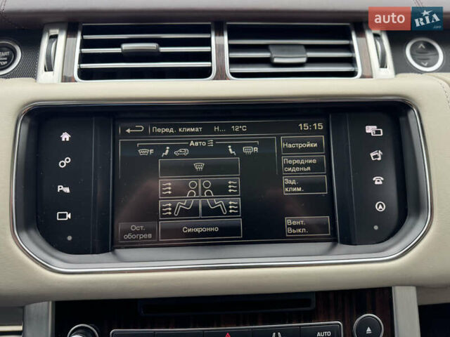 Черный Ленд Ровер Рендж Ровер, объемом двигателя 4.37 л и пробегом 188 тыс. км за 43000 $, фото 37 на Automoto.ua