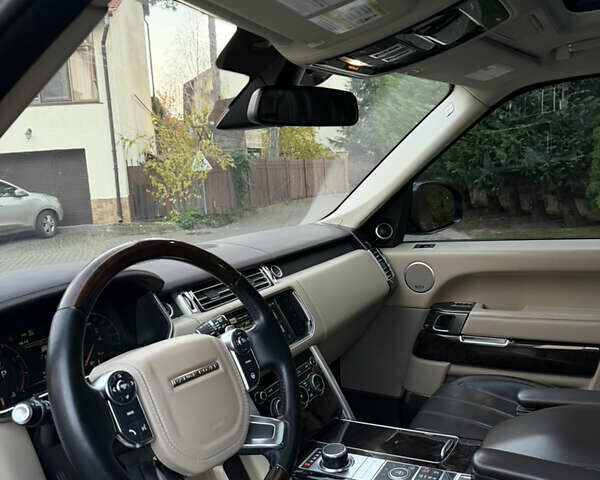 Черный Ленд Ровер Рендж Ровер, объемом двигателя 5 л и пробегом 155 тыс. км за 39900 $, фото 13 на Automoto.ua