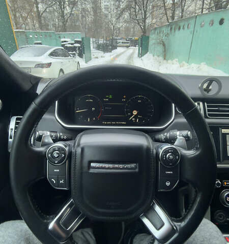 Черный Ленд Ровер Рендж Ровер, объемом двигателя 4.37 л и пробегом 220 тыс. км за 47000 $, фото 16 на Automoto.ua