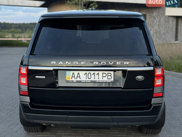 Черный Ленд Ровер Рендж Ровер, объемом двигателя 5 л и пробегом 160 тыс. км за 43500 $, фото 4 на Automoto.ua