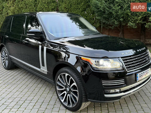 Черный Ленд Ровер Рендж Ровер, объемом двигателя 5 л и пробегом 155 тыс. км за 39900 $, фото 3 на Automoto.ua