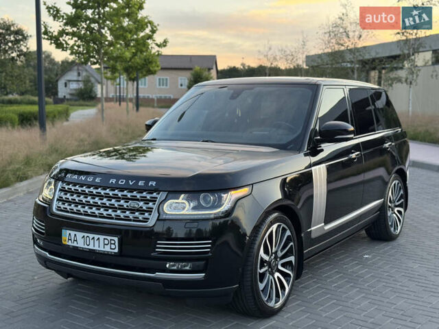 Черный Ленд Ровер Рендж Ровер, объемом двигателя 5 л и пробегом 160 тыс. км за 43500 $, фото 12 на Automoto.ua