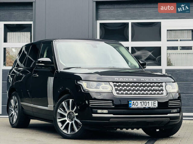 Черный Ленд Ровер Рендж Ровер, объемом двигателя 4.37 л и пробегом 188 тыс. км за 43000 $, фото 1 на Automoto.ua
