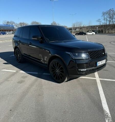 Черный Ленд Ровер Рендж Ровер, объемом двигателя 4.37 л и пробегом 205 тыс. км за 34999 $, фото 1 на Automoto.ua