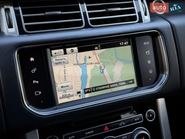 Черный Ленд Ровер Рендж Ровер, объемом двигателя 2.99 л и пробегом 240 тыс. км за 28500 $, фото 86 на Automoto.ua