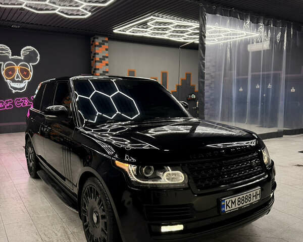 Черный Ленд Ровер Рендж Ровер, объемом двигателя 4.37 л и пробегом 198 тыс. км за 38999 $, фото 8 на Automoto.ua