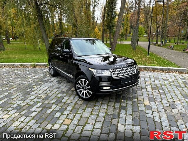 Черный Ленд Ровер Рендж Ровер, объемом двигателя 5 л и пробегом 162 тыс. км за 46999 $, фото 2 на Automoto.ua