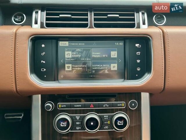 Чорний Ленд Ровер Рендж Ровер, об'ємом двигуна 4.37 л та пробігом 199 тис. км за 44900 $, фото 79 на Automoto.ua