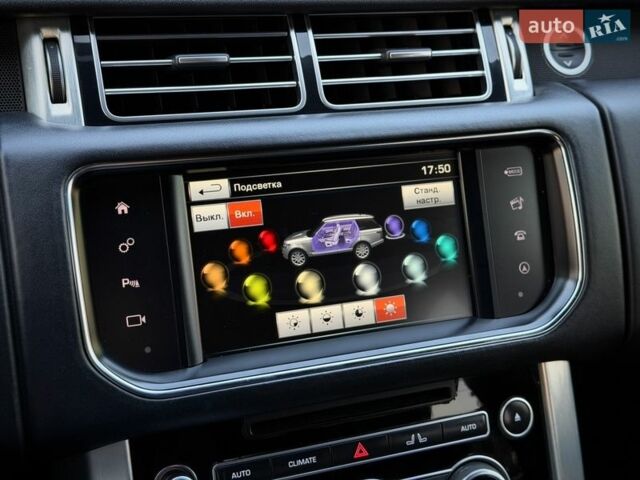 Черный Ленд Ровер Рендж Ровер, объемом двигателя 2.99 л и пробегом 240 тыс. км за 28500 $, фото 93 на Automoto.ua