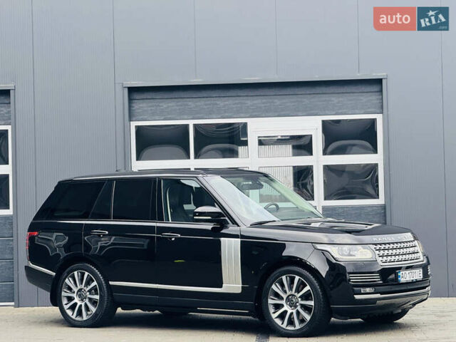 Черный Ленд Ровер Рендж Ровер, объемом двигателя 4.37 л и пробегом 188 тыс. км за 43000 $, фото 2 на Automoto.ua