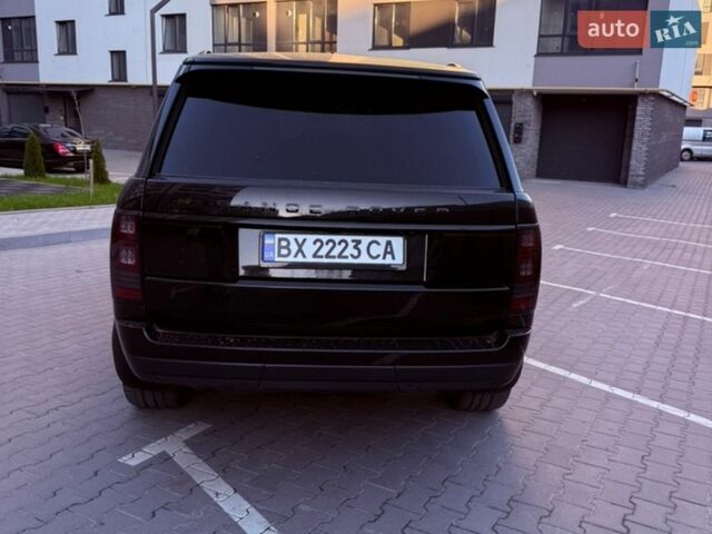 Черный Ленд Ровер Рендж Ровер, объемом двигателя 5 л и пробегом 185 тыс. км за 43000 $, фото 5 на Automoto.ua