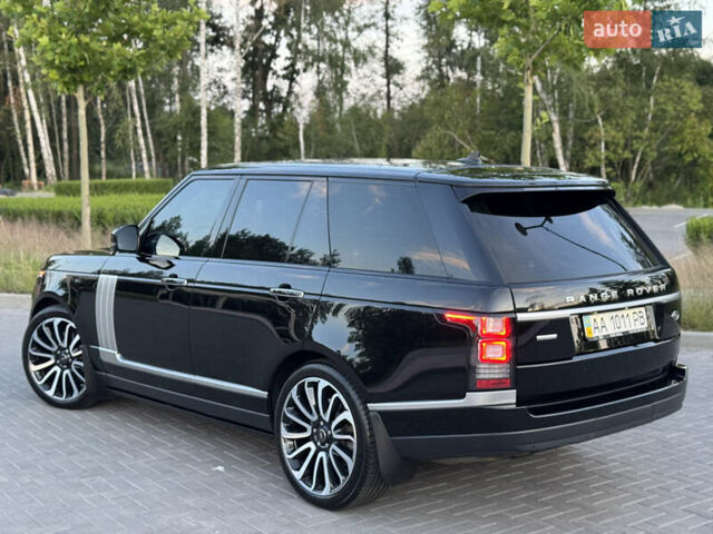 Черный Ленд Ровер Рендж Ровер, объемом двигателя 5 л и пробегом 160 тыс. км за 43500 $, фото 6 на Automoto.ua