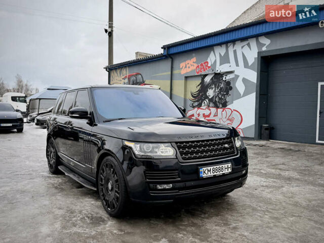 Черный Ленд Ровер Рендж Ровер, объемом двигателя 4.37 л и пробегом 198 тыс. км за 38999 $, фото 13 на Automoto.ua
