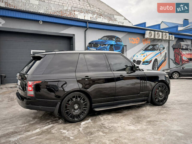 Черный Ленд Ровер Рендж Ровер, объемом двигателя 4.37 л и пробегом 198 тыс. км за 38999 $, фото 12 на Automoto.ua