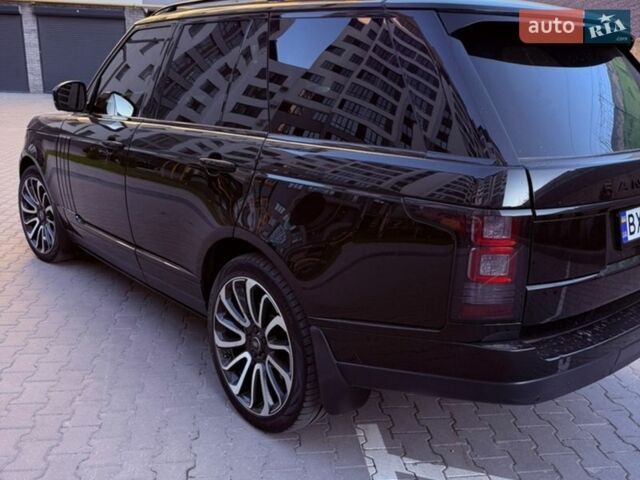 Черный Ленд Ровер Рендж Ровер, объемом двигателя 5 л и пробегом 185 тыс. км за 43000 $, фото 3 на Automoto.ua