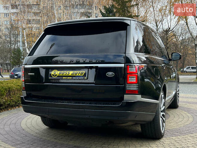 Черный Ленд Ровер Рендж Ровер, объемом двигателя 5 л и пробегом 167 тыс. км за 30650 $, фото 6 на Automoto.ua