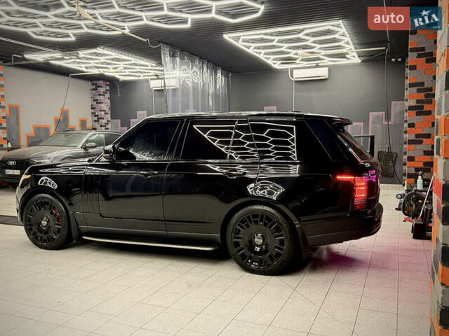 Черный Ленд Ровер Рендж Ровер, объемом двигателя 4.37 л и пробегом 198 тыс. км за 38999 $, фото 1 на Automoto.ua