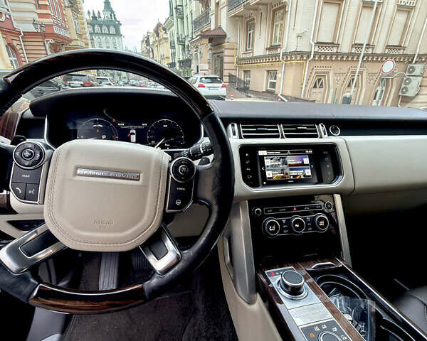 Черный Ленд Ровер Рендж Ровер, объемом двигателя 2.99 л и пробегом 156 тыс. км за 37444 $, фото 6 на Automoto.ua