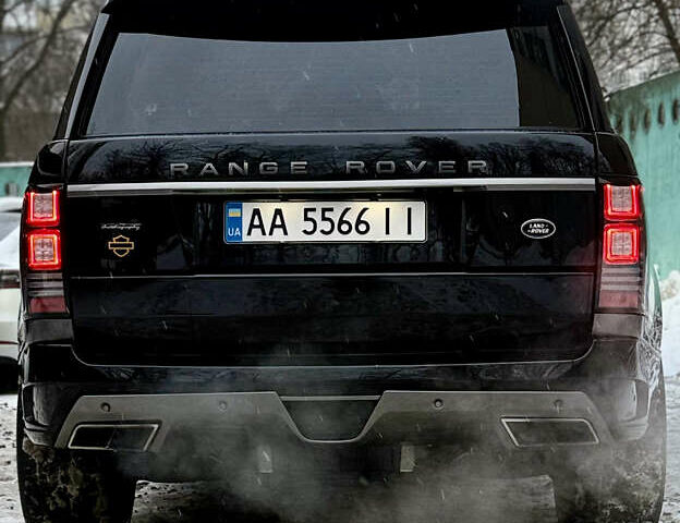 Черный Ленд Ровер Рендж Ровер, объемом двигателя 4.37 л и пробегом 220 тыс. км за 47000 $, фото 6 на Automoto.ua