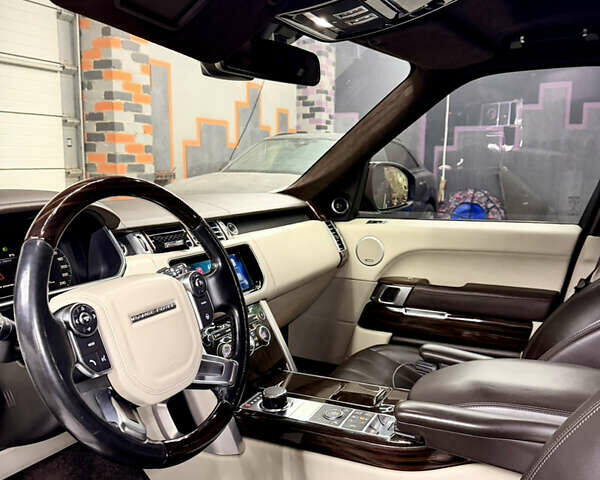 Черный Ленд Ровер Рендж Ровер, объемом двигателя 4.37 л и пробегом 198 тыс. км за 38999 $, фото 18 на Automoto.ua