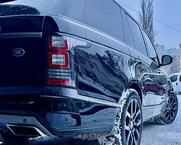 Черный Ленд Ровер Рендж Ровер, объемом двигателя 4.37 л и пробегом 220 тыс. км за 47000 $, фото 22 на Automoto.ua