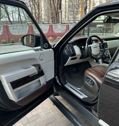 Чорний Ленд Ровер Рендж Ровер, об'ємом двигуна 4.37 л та пробігом 160 тис. км за 49500 $, фото 19 на Automoto.ua