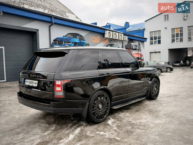Черный Ленд Ровер Рендж Ровер, объемом двигателя 4.37 л и пробегом 198 тыс. км за 38999 $, фото 14 на Automoto.ua
