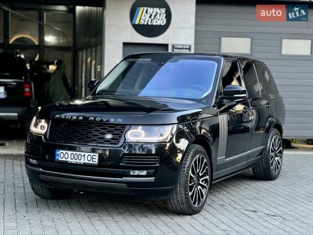 Чорний Ленд Ровер Рендж Ровер, об'ємом двигуна 4.37 л та пробігом 186 тис. км за 38500 $, фото 1 на Automoto.ua